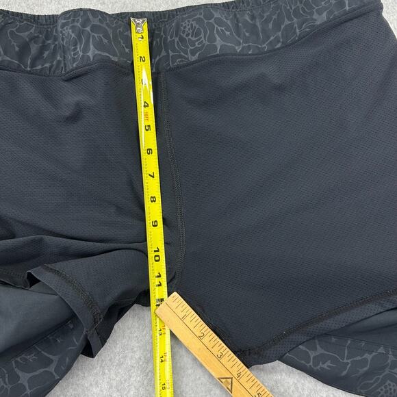 Orvis Skort Womens XXL Black Floral Pull On Lined Shorts Performanc Tennis Sport - Picture 12 of 13